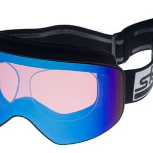 Optische Skibrille von sk-x Farbe: squat blue mirror.