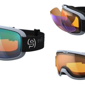 EVIL EYE Peaksight optische Skibrille Fassungsfarbe Moonstone-Grau mit VARIO-Scheibe